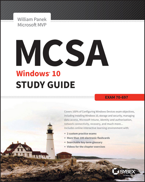 MCSA Microsoft Windows 10 Study Guide -  William Panek