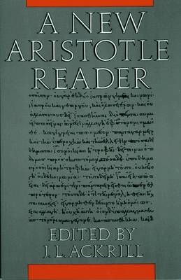 A New Aristotle Reader - 