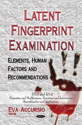 Latent Fingerprint Examination - 