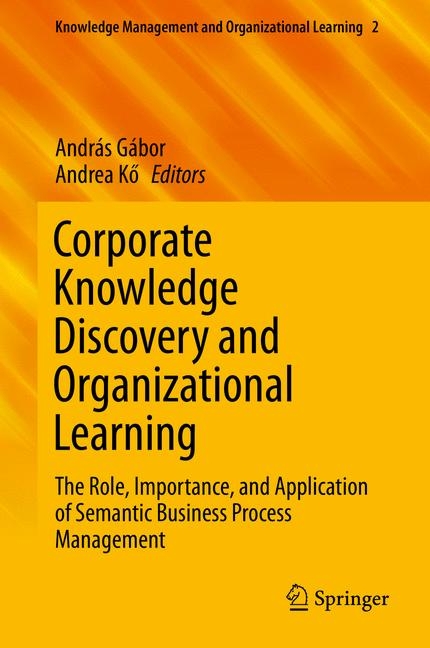 Corporate Knowledge Discovery and Organizational Learning - 