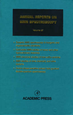 Annual Reports on NMR Spectroscopy