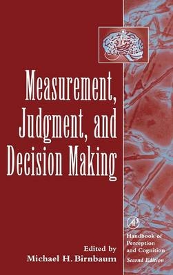 Measurement, Judgment, and Decision Making - 