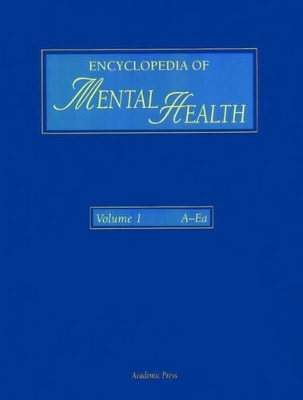 Encyclopedia of Mental Health, Three-Volume Set