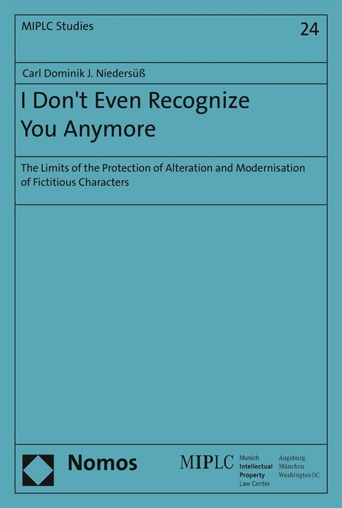 I Don't Even Recognize You Anymore - Carl Dominik J. Niedersüß