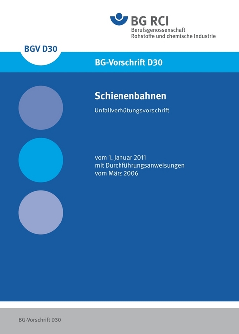 DGUV Vorschrift 73 - Schienenbahnen