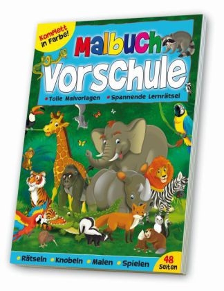 Malbuch Vorschule