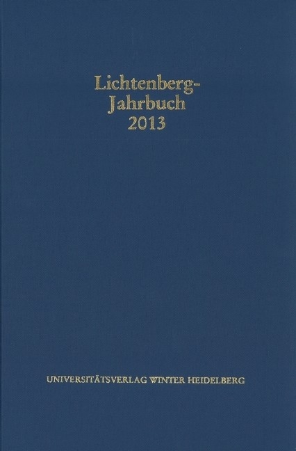 Lichtenberg-Jahrbuch 2013 - 