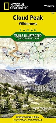 Cloud Peak Wilderness - National Geographic Maps