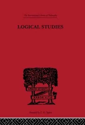 Logical Studies - Georg Henrik von Wright