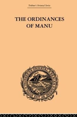 The Ordinances of Manu - Arthur Coke Burnell