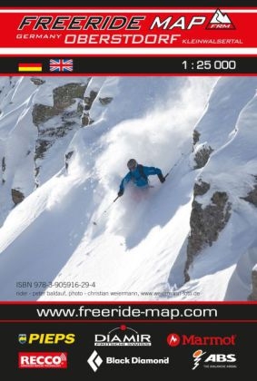 Freeride Map Oberstdorf / Kleinwalsertal