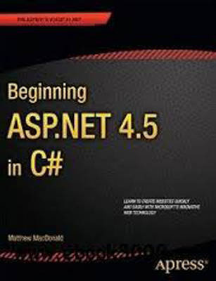 Beginning ASP.NET 4.5 in C# - Matthew MacDonald