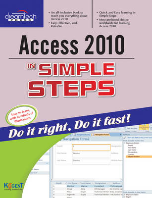 Access 2010 in Simple Steps -  Kogent Learning Solutions Inc.