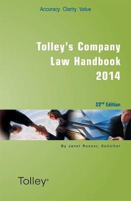 Tolley's Company Law Handbook - Janet Rosser