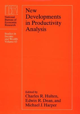 New Developments in Productivity Analysis - 