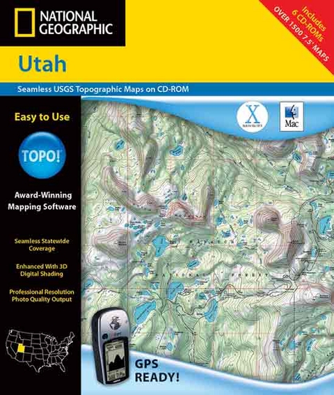 Utah - Topo! -  Rand McNally,  Geological Survey