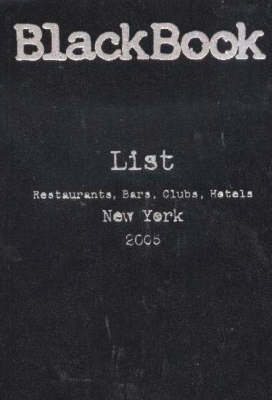 BlackBook List, New York - 