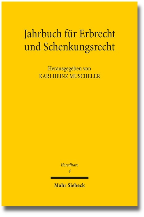 Hereditare - Jahrbuch für Erbrecht und Schenkungsrecht - 