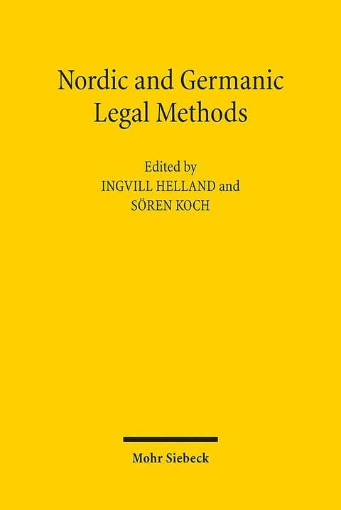 Nordic and Germanic Legal Methods - 