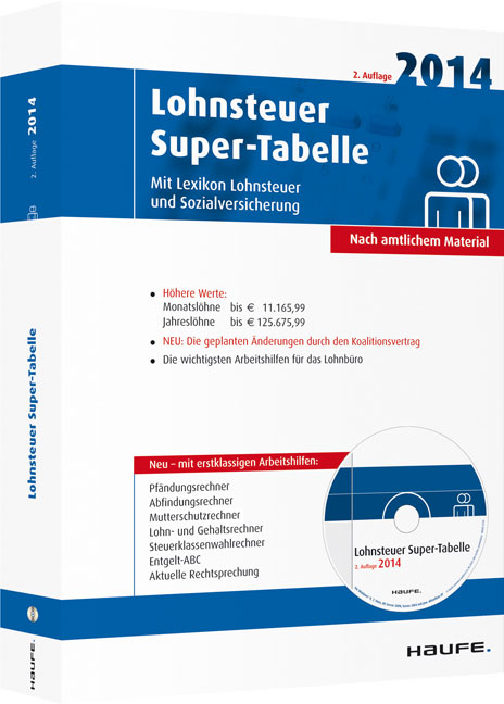 Lohnsteuer Super-Tabelle 2014