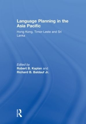 Language Planning in the Asia Pacific - 