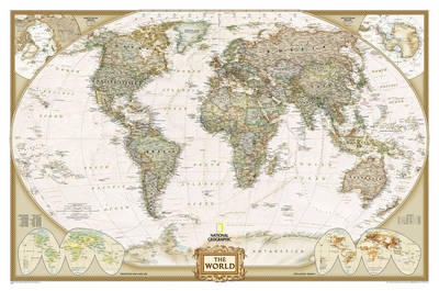 The World Executive Flat -  National Geographic Maps