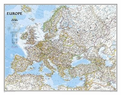 Europe Classic, Laminated - National Geographic Maps