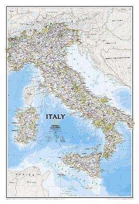 Italy Classic, Laminated - National Geographic Maps