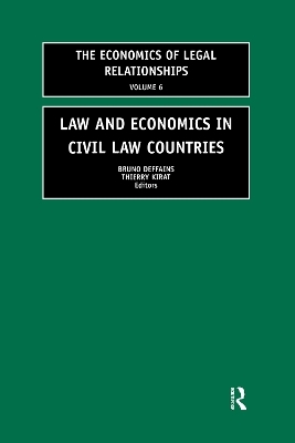 Law and Economics in Civil Law Countries - 