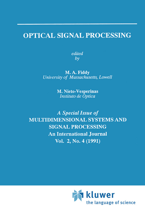 Optical Signal Processing - 