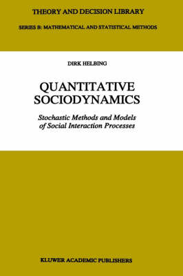 Quantitative Sociodynamics - Dirk Helbing