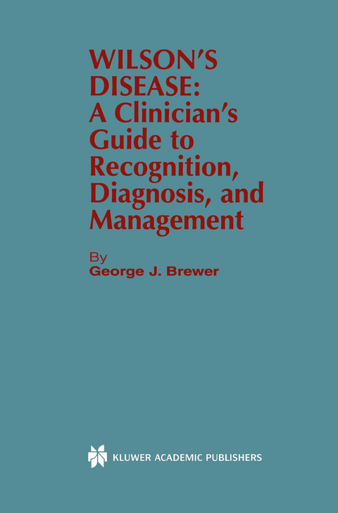 Wilson’s Disease - George J. Brewer