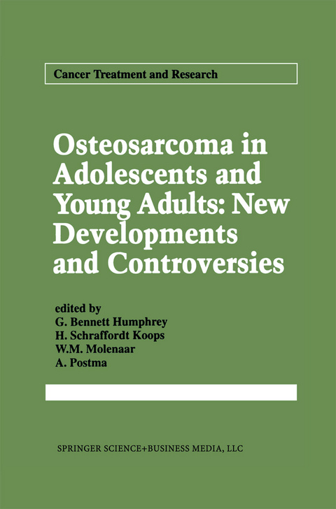 Osteosarcoma in Adolescents and Young Adults: New Developments and Controversies - 