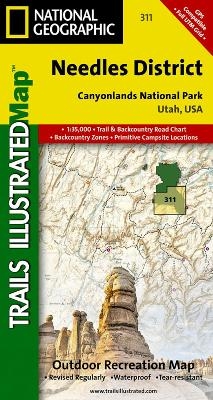 Canyonlands - Needles District - National Geographic Maps