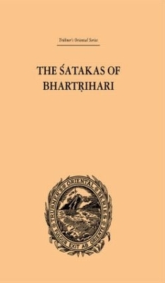 The Satakas of Bhartrihari - Biscoe Hale Wortham