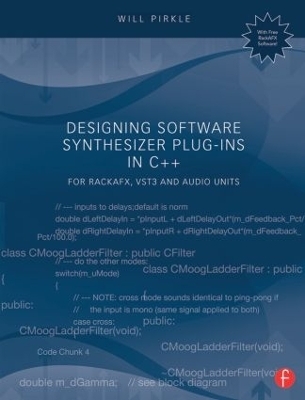 Designing Software Synthesizer Plug-Ins in C++ - Will C. Pirkle