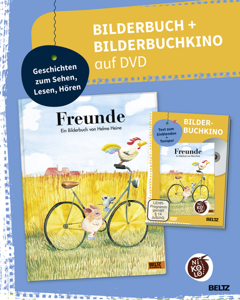 Bilderbuch + Bilderbuchkino auf DVD: »Freunde« - Helme Heine