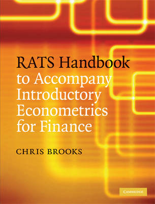 RATS Handbook to Accompany Introductory Econometrics for Finance - Chris Brooks