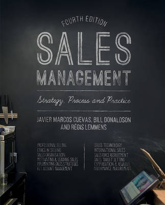 Sales Management -  Javier Marcos Cuevas,  Bill Donaldson,  Regis Lemmens