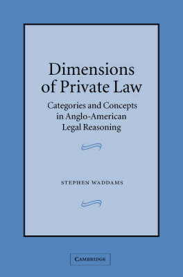 Dimensions of Private Law - Stephen Waddams