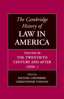 The Cambridge History of Law in America - 