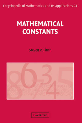 Mathematical Constants - Steven R. Finch