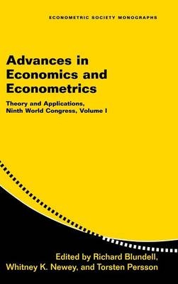 Advances in Economics and Econometrics: Volume 1 - 