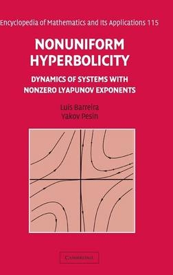 Nonuniform Hyperbolicity - Luis Barreira, Yakov Pesin