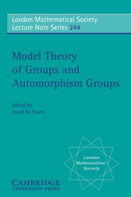 Model Theory of Groups and Automorphism Groups - 