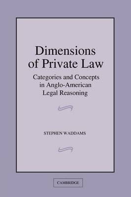 Dimensions of Private Law - Stephen Waddams