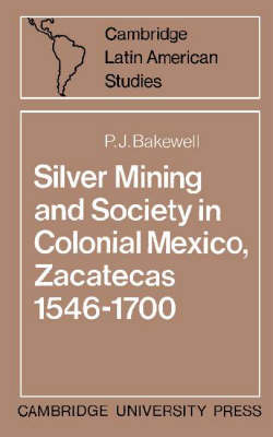 Silver Mining and Society in Colonial Mexico, Zacatecas 1546–1700 - P. J. Bakewell