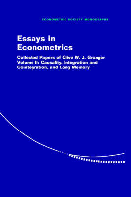 Essays in Econometrics - Clive W. J. Granger