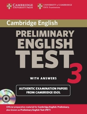 Cambridge Preliminary English Test 3 Self-study Pack -  Cambridge ESOL