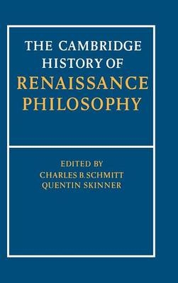 The Cambridge History of Renaissance Philosophy - 